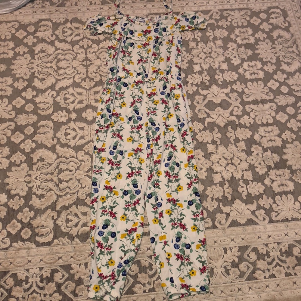 Girls Floral Romper